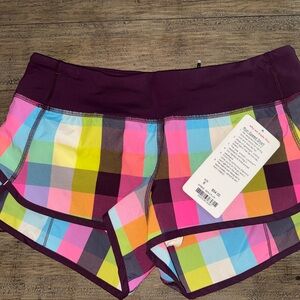 Colorful Plaid Women's Shorts